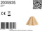 Light & Living - kap - Bezaha - naturel - textiel - Ø 11cm - E27 - 2035935