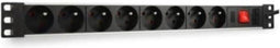 Schuko 19" 8 Way Multi-socket Adapter WP WPN-PDU-G01-08