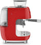 Smeg EGF03RDEU - Espressomachine met bonenmaler - 19 bar druk - Rood