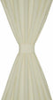 vidaXL - Micro-Satijnen - Gordijnen - met - Ringen - 140 - x - 245 - cm - 2 - stuks - (Creme)