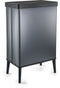 Curver Verto High - Prullenbak 54L - 2 vakken - Grijs Blauw - 44x27x69cm