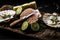 Laguiole Style de Vie - Luxury Line - Oestermes giftset 2-delig - Olijfhout