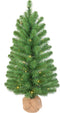 Black Box Kunstkerstboom Roundstone Fir - 90x48 cm - 40LED Warmwit