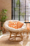 J-Line sofa Celine + Kussen - rotan - naturel