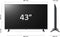 LG 43UR78006LK - 43 inch - 4K LED - 2023 - Buitenlands model