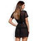 Obsessive - Alluria Kimono & String Zwart S/M