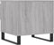 vidaXL - Salontafel - 50x46x50 - cm - bewerkt - hout - grijs - sonoma - eikenkleurig