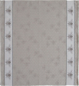 DDDDD Honey - Theedoek - Set van 6 - Katoen - Honingraatprint - Grijs - 60x65 cm (6 stuks)