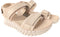 Ecco Gruuv Sandalen - Platte Sandalen - Klittenbandsluiting - Beige