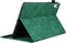Lunso - Geschikt voor iPad 10 (2022) - Luxe Bookcase hoes - Groen