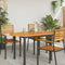 vidaXL - Tafelblad - 120x70x2,2 - cm - Ovaal - Massief - Acaciahout