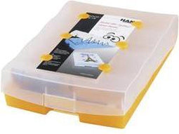 HAN CROCO 2-6-19 9988-613 Flashcards Oranje translucent Aantal kaarten (max.): 2.000 kaarten DIN A8 liggend