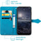 iMoshion Hoesje Geschikt voor Nokia G21 / G11 Hoesje Met Pasjeshouder - iMoshion Mandala Bookcase - Turquoise