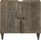 vidaXL - Wastafelkast - 62x33x58 - cm - massief - mangohout