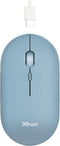 Trust Puck - Draadloze muis - Oplaadbaar - Blauw