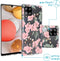 iMoshion Hoesje Geschikt voor Samsung Galaxy A42 Hoesje Siliconen - iMoshion Design hoesje - Roze / Transparant / Cherry Blossom