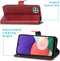 iMoshion Hoesje Geschikt voor Samsung Galaxy A22 (5G) Hoesje Met Pasjeshouder - iMoshion Luxe Bookcase - Rood