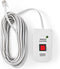 Nedis Omvormer - Gemodificeerde Sinusgolf - 24 V DC - 2500 W - Piekvermogen 5000 W - Zilver