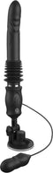 Pipedream - Fetish Fantasy - Ultimate Silicone Thruster - Stotende Vibrator met Handvat - Zwart