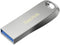 SanDisk Ultra Luxe - USB Stick - 128GB - Zilver