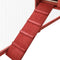 vidaXL - Konijnenhok - voor - buiten - met - ren - massief - vurenhout - rood - en - wit