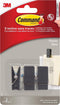 Command™ Spring Clip 17089S Slate 3Clips+4 clear S/PK 12PK/CS