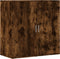 vidaXL - Dressoir - 79x38x80 - cm - bewerkt - hout - gerookt - eikenkleurig