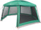 vidaXL - Zwembadtent - uitneembare - buiten- - gaaswanden - 618x532 - cm - zeegroen