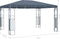 vidaXL - Prieel - 300x300 - cm - antraciet