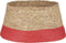 House of Seasons Kerstboomrok - H26 x Ø50 cm - Zeegras - Rood