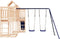 vidaXL - Speelhuis - massief - grenenhout