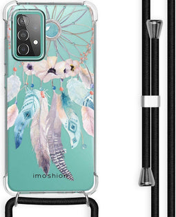 iMoshion Hoesje Geschikt voor Samsung Galaxy A52 (4G) / A52s / A52 (5G) Hoesje Met Koord - iMoshion Design Hoesje met Koord - Transparant / Meerkleurig / Dreamcatcher
