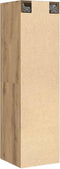 vidaXL - Tv-meubel - 30,5x30x110 - cm - bewerkt - hout - artisanaal - eikenkleur