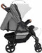 vidaXL - Kinderwagen - 3-in-1 - staal - lichtgrijs