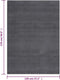 vidaXL - Vloerkleed - wasbaar - korte - pool - anti-slip - 120x170 - cm - antraciet