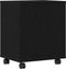 vidaXL - Printerstandaard - met - Wielen - Artisan - Eiken - 41x32x48 - cm