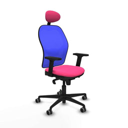 Jorquera Piqueras y Crespo 2D036G1 - Bureaustoel met hoofdsteun - Verstelbare hoogte - Roze