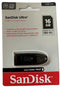 SanDisk Ultra - USB Stick - 16GB - USB 3.0 - Zwart