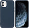 iMoshion Hoesje Geschikt voor iPhone 12 Mini Hoesje Siliconen - iMoshion Color Backcover - Donkerblauw