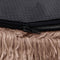 District 70 FUZZ - Donut Hondenmand - Warm en comfortabel - Mocca - M Ø 60 cm