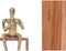 Decoratieve figuren Saxofoon Gouden Hout Metaal 13 x 27 x 13 cm