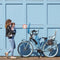 DUOD URBAN IKI - Achterzitje - Stylingset met kussentje en schouderbandjes - Light Blue