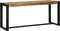 vidaXL - Bank - 100x35x45 - cm - Massief - Ruw - Hout - Mango