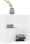 vidaXL Boekenkast met 2 schappen 80x30x76,5 cm spaanplaat wit