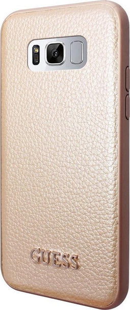 Guess Backcase hoesje geschikt voor Samsung Galaxy S8 - Goud - Kunstleer