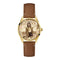 Guess Bruin Leren Horloge Voor Stijlvolle Elegantie