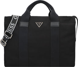 Guess Canvas II Tote Dames Handtas - Zwart - One Size