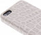 Guess Croco Back Cover - Geschikt voor Apple iPhone 5/5S - Shiny Beige
