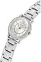 Guess Dames Horloge GW0468L1 Staal Quartz met Zilverkleurige Wijzerplaat en Zirkonia 32mm