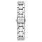 Guess Dames Horloge GW0468L1 Staal Quartz met Zilverkleurige Wijzerplaat en Zirkonia 32mm